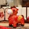 Blessing Horse Plush Toy Chinese Style Stuffed Horse Doll Good Luck