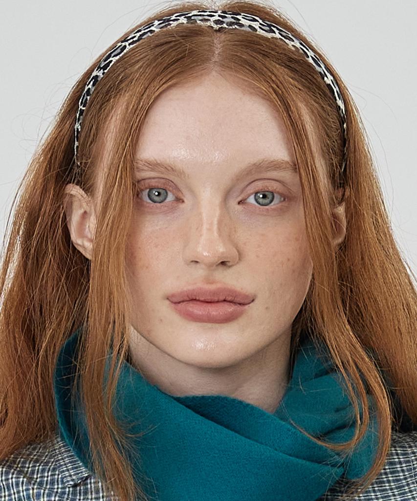 The-Abon Leopard Hairband Brown