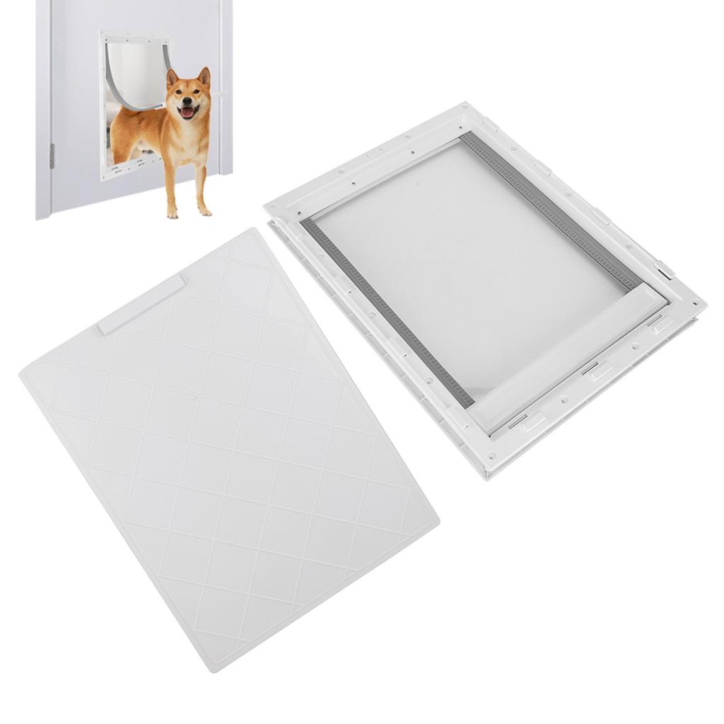 Grande Chatière pour Chiens Installation Simple Clôture pour Animaux de Compagnie Entrée et Sortie Spéciales Chatière pour Animaux