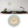 Vintage Wall Clock Silent Quartz Movement Round Decorative Retro Hanging Clock for Living Room Bedroom 12 Inch