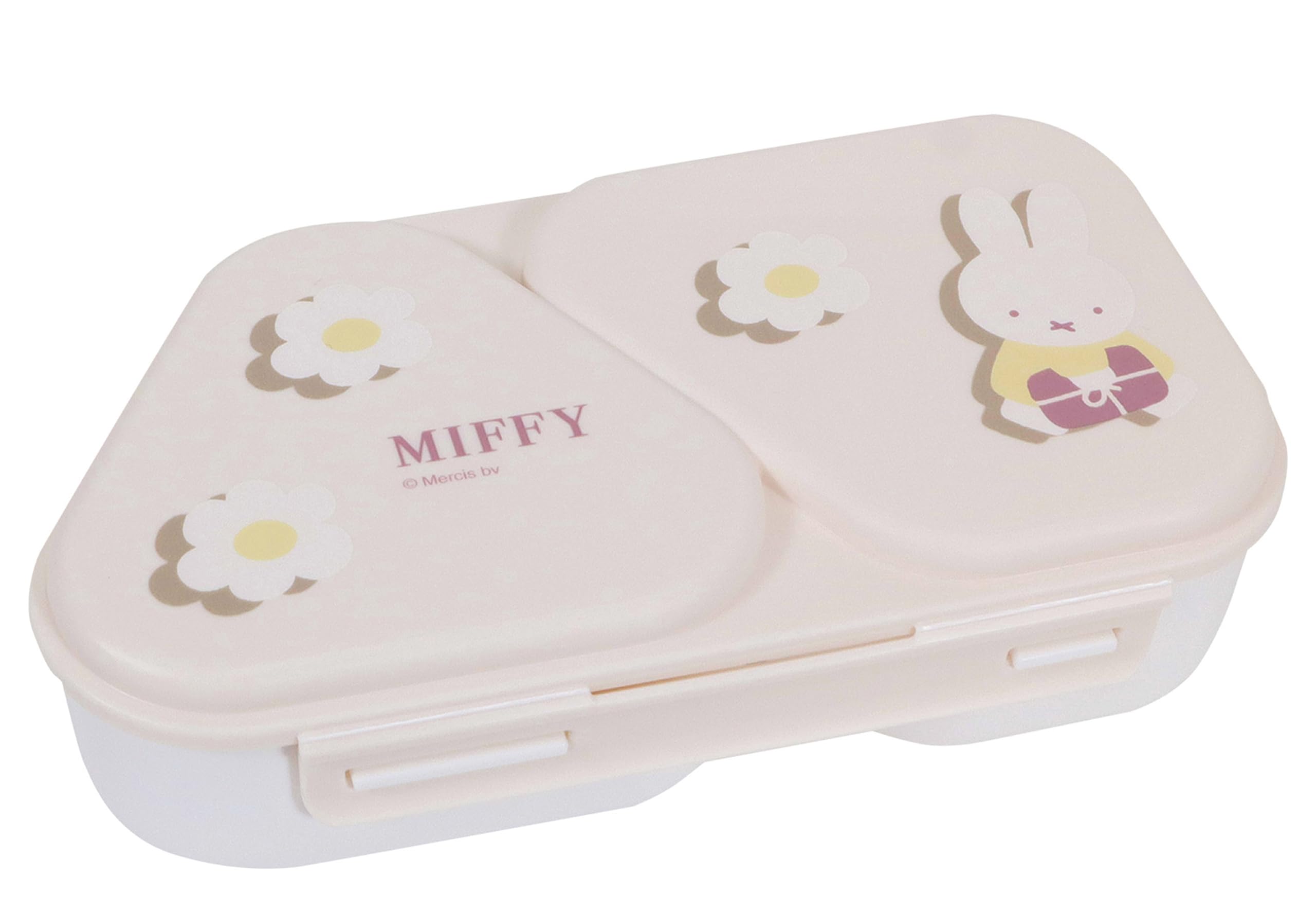 

Kutsuwa Miffy Lunch Side Dish Left 215ml Right 250ml Antibacterial Made in Japan Collection/Onigiri Case, + -GIFT SERIES- Ag+ MF899,