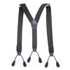 Men's Suspenders with Fashionable Buttons, Durable and Long-lasting Elasticity, Adjustable Elasticity