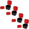 4PCS Plastic Worm Bait Holder with Clip Worm Storage Case Durable Fishing Bait Box  for Lure Storage