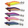 11.1cm Luminous Squid Jig Lure, Fast Sinking Wood Shrimp Artificial Bait with Squid Hooks for Sea Fishing Accessories