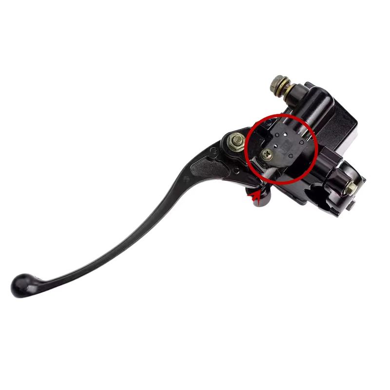 22mm Suitable for Honda Motorcycles Cr/Crf/Xl/Xr Handlebar Left and Right Master Cylinder Hydraulic Brake Control Clutch Lever (Black)