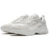 Li Ning Qixing Casual Fabric Synthetic Leather Shock Absorbing Non-Slip Wear-Resistant Low-Top Running Shoes Women sneaker White Gray ARLS024-2