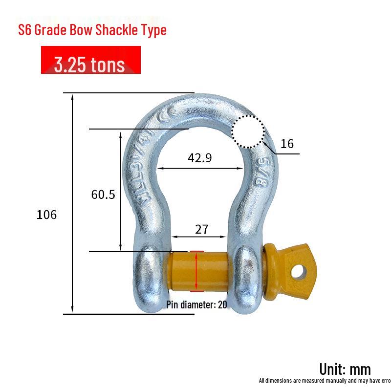 Juli S6 Power-Multiplying High-Strength Lifting Shackle Connector