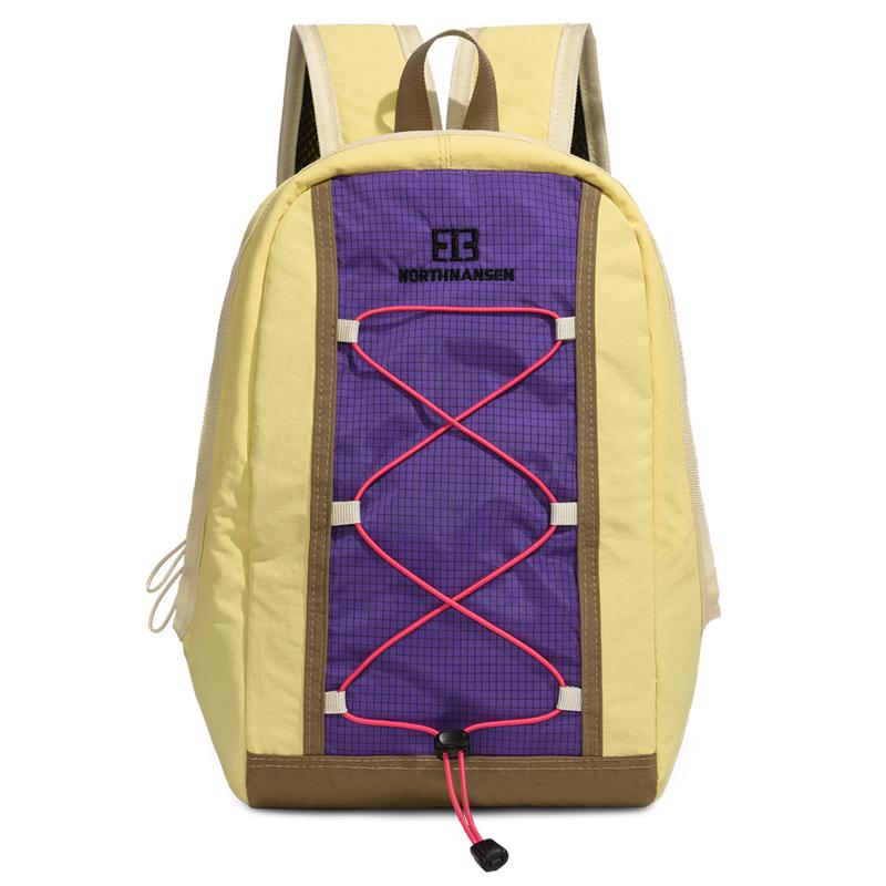 Large Capacity Student Schoolbag Outdoor Unisex Color Contrast Backpack