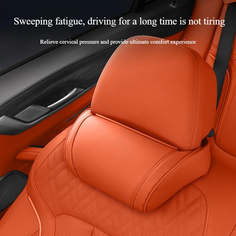 Memory Cotton Car Headrest Lumbar Support Driver's Seat Cushion Head And Neck Protection Pillow for Car Seat Accessories