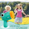 With 1 Bubble Liquid Fully Automatic Bubble Machine Plastic Bubble Blower  for Kids Gift