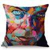 Celebrity Portrait Abstract Oil Painting Design Decoration Cushion Cover Funky Art Luxury Home Decor Sofa Throw Pillow Case
