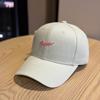 2026New Soft-top Letter Embroidered Baseball Cap for Women, Makes the Face Look Smaller, Suitable for Large Head Sizes, Versatile Hard-top Cap for