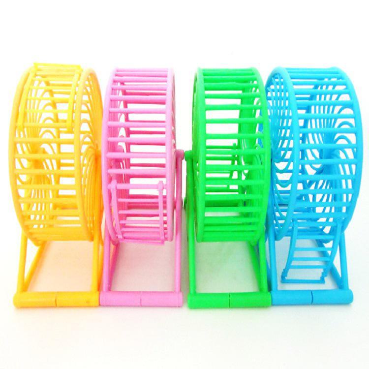 Windmill Hamster Running Wheel: Small Pet Treadmill and Play Stand