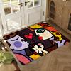 Colors R-Romero B-Britto Art Floor Mat Soft Thickened Absorbent Non-Slip Bedroom Living Room Door Mat Home Decor Flannel Rugs