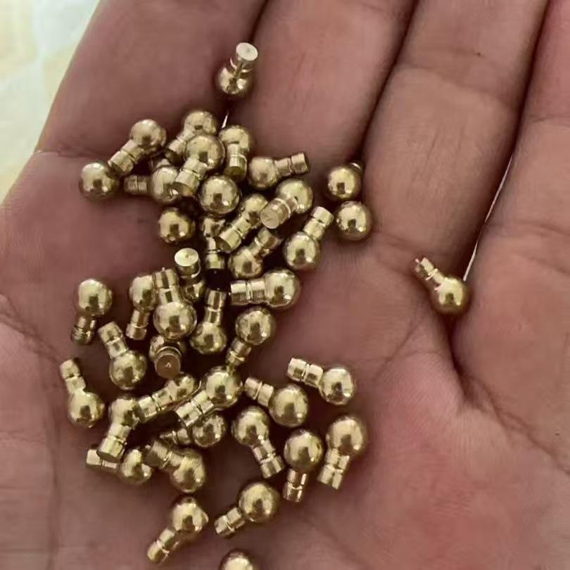 Brass Lotus Seed Head Facial Massager for Skin Tightening & Eye Meridian