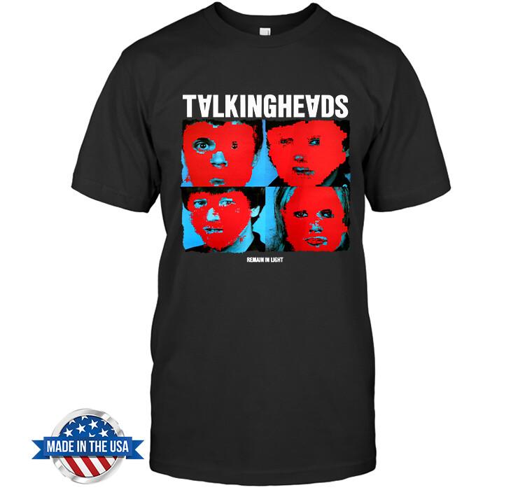 

Talking Heads Remain In Light Album Cover T-Shirt David Byrne Psycho Killer Unisex T-Shirt XL
