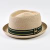 Frühlings- und Sommer-Papierstrohhut Mode Sonnenschutzmütze Papa Jazzhut Herren Cooler Fedora Hut