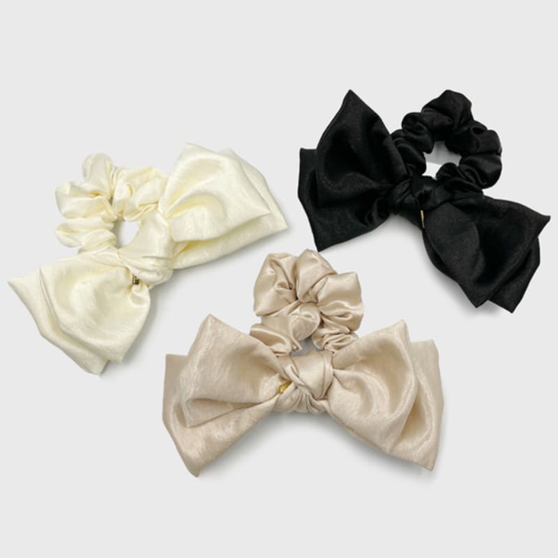 Jean Paul Clarisse Shining Big Ribbon Scrunchie JP-22-062S