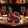 Tentacle Wine Bottle Design Octopus-Shaped Glass Decanter 3D Artistic Borosilicate for Whiskey Soda Sculpted 350ml Decorative Liquid Bottle Unique