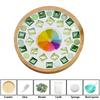 Heat-resistant Cup Mat Fruit/Animals Mosaic Coasters Handmade DIY Bamboo Mica Pad Creation Handicraft