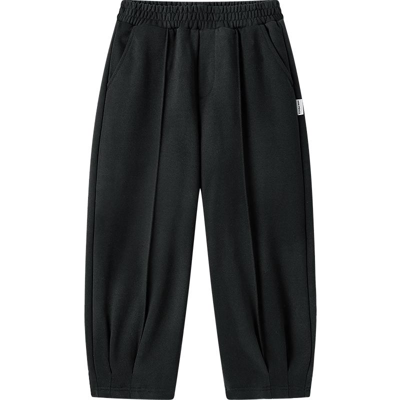 MiniPeace Boy s Winter Knitted Straight-Leg Pants 130 темно-синий