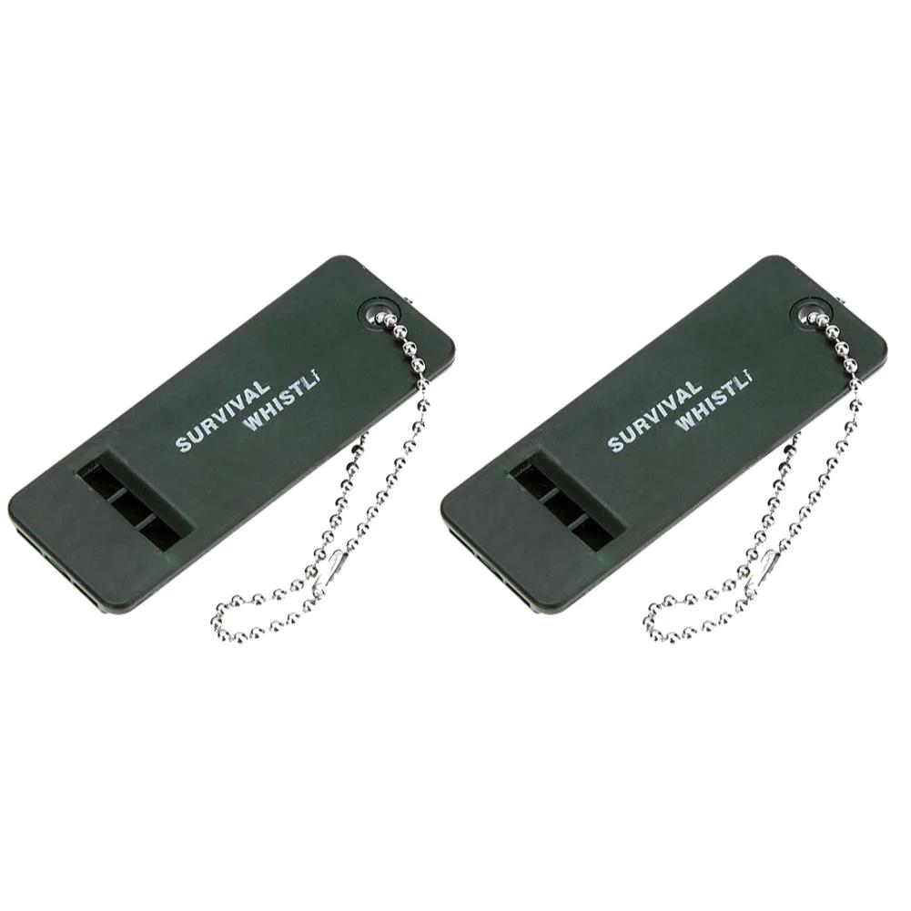 3-Frequency Whistle High Decibel Outdoor Survival Whistle Rescue Signaling First Aid Tool for Hiking Camping Mountaineering