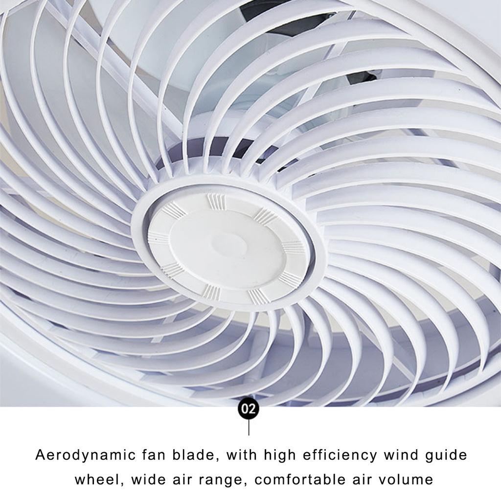 220V Remote Control APP Smart Ceiling Fan with Light Lamps Indoor Bedroom Modern Ultra-thin Decor 40W