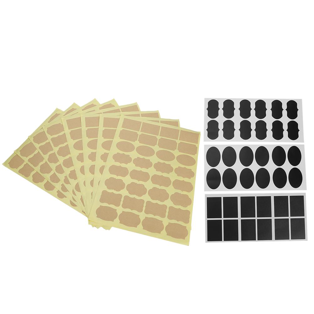292Pcs Set Adhesive Sticker Marking Tag for Wine Glasses Coffee Tea Boxes Jars Flower Pots Baskets