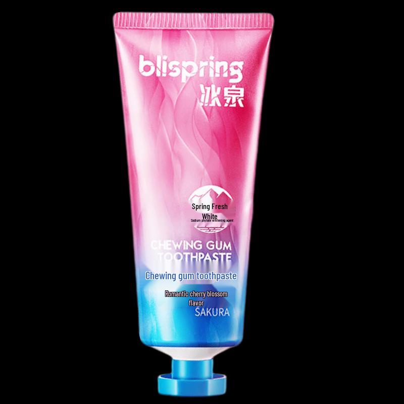 Blispring Romantic Cherry Blossom Chewing Gum Toothpaste