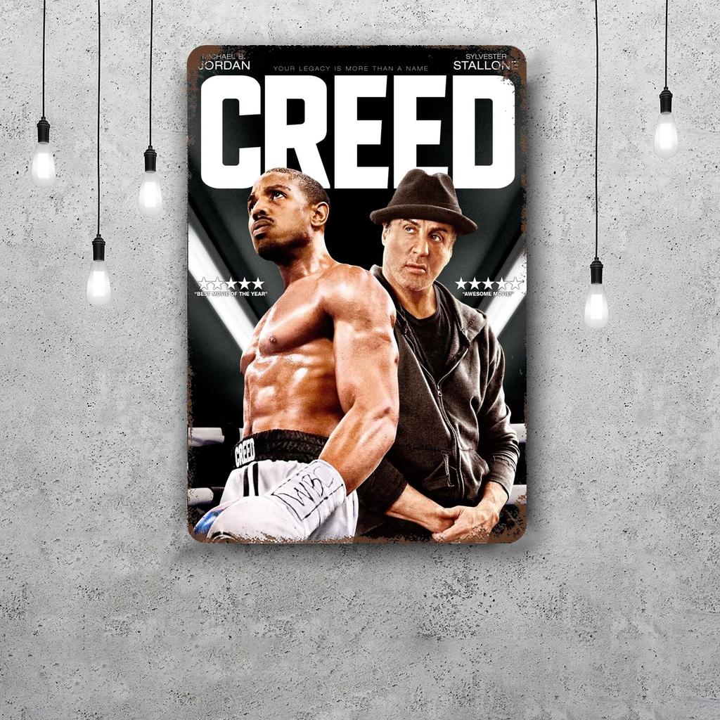 Creed III Creed II Metal Signs wall decor Vintage Tin Signs Captain Metal Poster Decor for Bar Pub Club Wall Decoration
