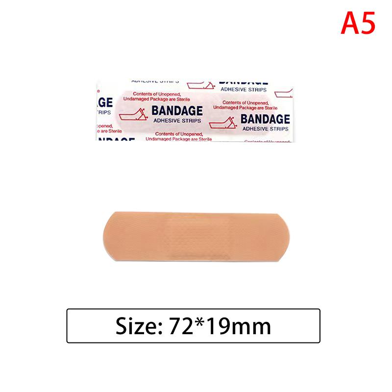 100Pcs Waterproof Breathable Adhesive Bandage – Cushioned Medical Plaster for Wound Hemostasis and First Aid