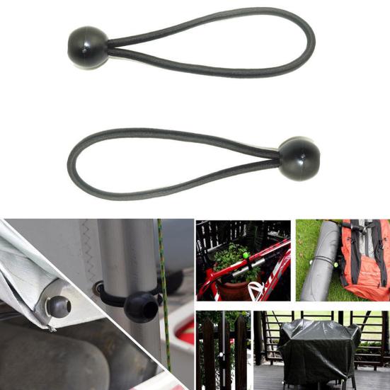 15/40/60 ks Kuličkové bungee šňůry Heavy Duty Venkovní Kempingový Stan Markýza Plachta Upevňovací Šňůra UV-Odolné Elastické Lano s Plastovou Kuličkou