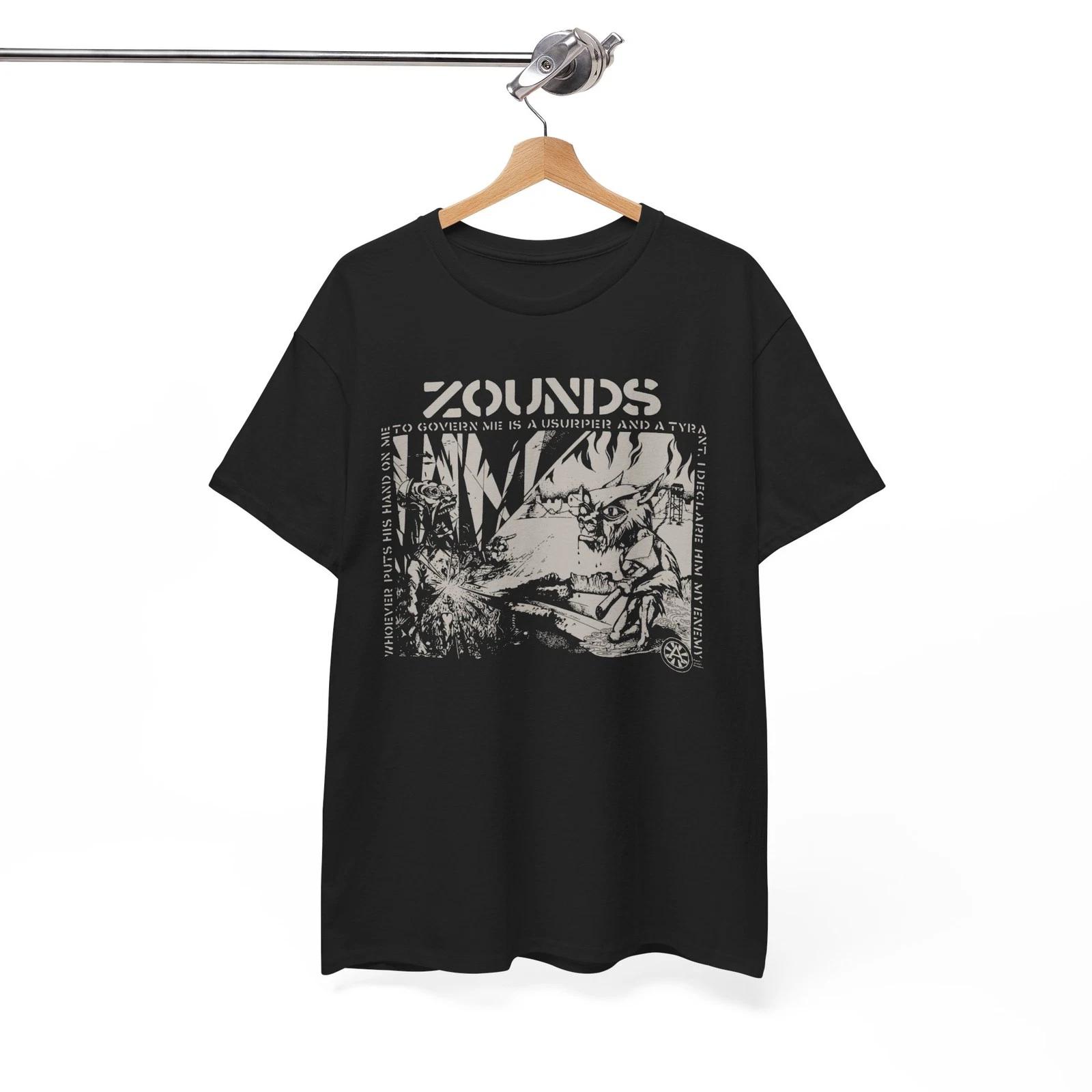 ZOUNDS Футболка панк Анарко-Панк Crass Mob Conflict Omega Tribe Crass Унисекс Футболка 4XL