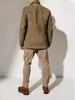Spring/Autumn Men's Retro Patchwork Jacket - European/American Style Casual Lapel Coat