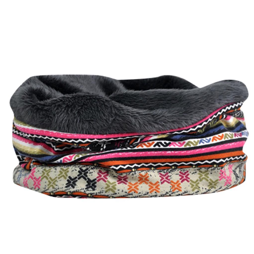 Women Boho  Hat Outdoor Windproof For Both Head And Neck Warmer Snow Hat