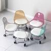 Acryl Niedriger Hocker Stiller Rollhocker Schuhwechselhocker Hocker Stuhl Rückenlehnenhocker Kinderzimmer Nutzung