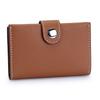 Trendy Women's Leather Cards Wallet Multi-pocket Compact Bifold Card Holder, Stylish Credit Card Case for Daily & Travel Storage
