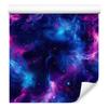 Navy Blue Wallpaper Watercolor Galaxy, Harmonious Arrangement 50x1000