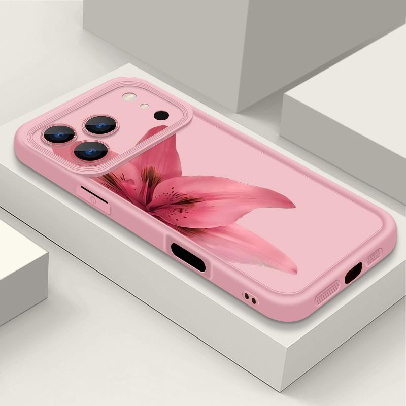 

Red Butterfly Flowers Soft Phone Case For iPhone Air 16e 17 16 15 14 Pro Max 13 12 Pro 15 16 14 Plus Shockproof Silicone Cover iPhone 15