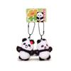 Flowers Panda Design Cute Animal Plush Pendant Keychain For Gift Accessories And
