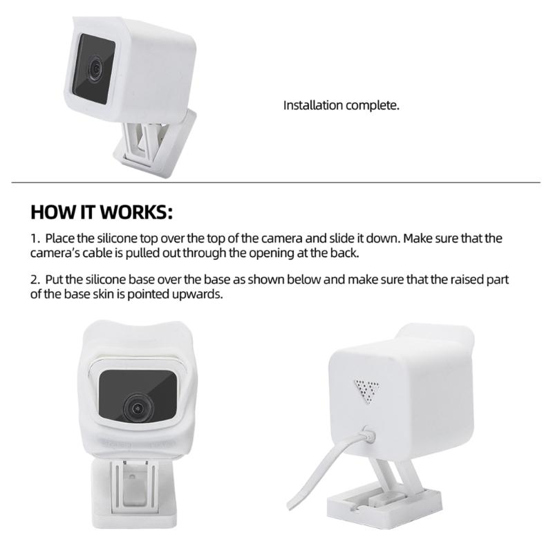 Waterproof Dustproof Silicone Sleeve Guard Cover for Intelligent Camera Offering Impact Resistance and Easy Installation