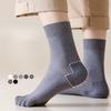 Anti-crack Socks, Men's Mid-top Silicone Heel, Spring and Autumn Antibacterial, Anti-odor, Casual Sweat-absorbing Sports Socks
