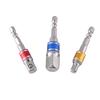 3PCS 1/4" 3/8" 1/2" Drive Socket Adapter Set Multi-Color 1/4 Inch Hex Shank Impact Grade Socket Adapter High Speed Nut Driver