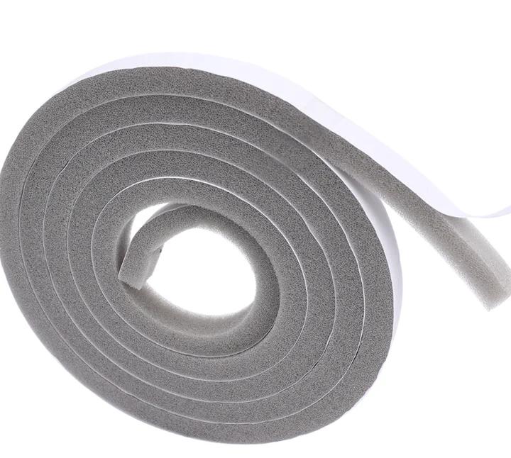 

2-10M Self-adhesive Foam Sealing Strip Door Window Seam Sealing Tapes Sound Insulation Windshield Dustproof Sponge Strips Tool 2M(1 roll) серый