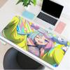Tapis de Souris Kawaii Anime Gaming Jaune Grand Caoutchouc Antidérapant 900X400 Tapis de Bureau Durable Lavable Support Clavier Accessoires de Bureau 1 Pièce