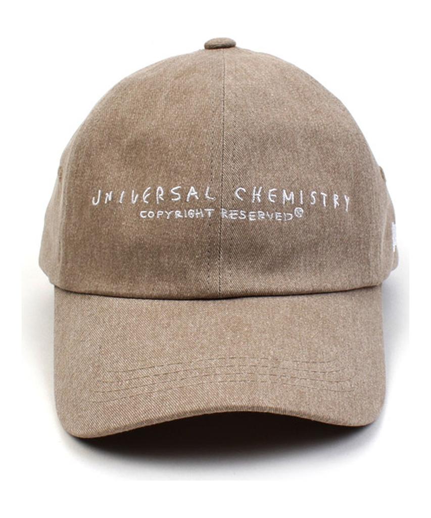 Yunibeosyeolkemiseuteuli Washing Beige Logo Low Ballcap