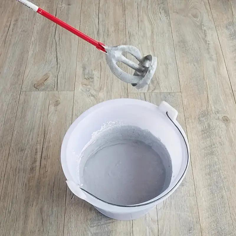 1Pc Hexagon Shaft Plaster Paint Mixer Mixing Paddle Rod For Electric Drill Construction Agitator Putty Cement Grouting Tool