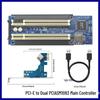 PCIe to Dual PCI Adapter Card for Capture, Gold Tax, Sound, and Parallel Port Cards