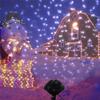 Christmas Snowfall Projector Lights Outdoor Snowflakes Projector Lights Waterproof Snow Flurries Landscape Spotlight with Remote