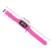 Led Pedometer Bracelet Step Counter Watch 12/24H Time Display Step Counter Watch Silicone Step Tracker Fitness Watch